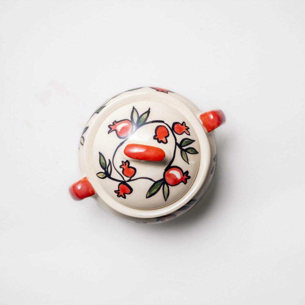 armenian pottery with pomegranade
