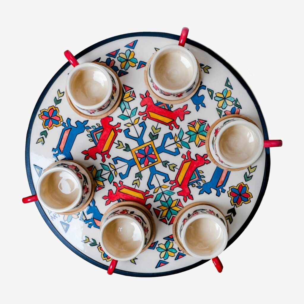 armenian handmade coffee pot, սուրճի բաժակների հավաքածու
