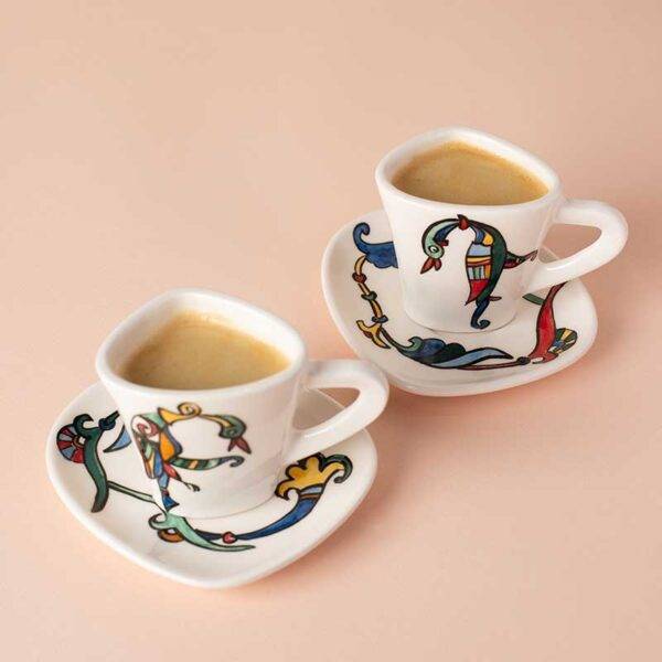 սուրճի բաժակ ափսեով, armenian Coffee cup with saucer