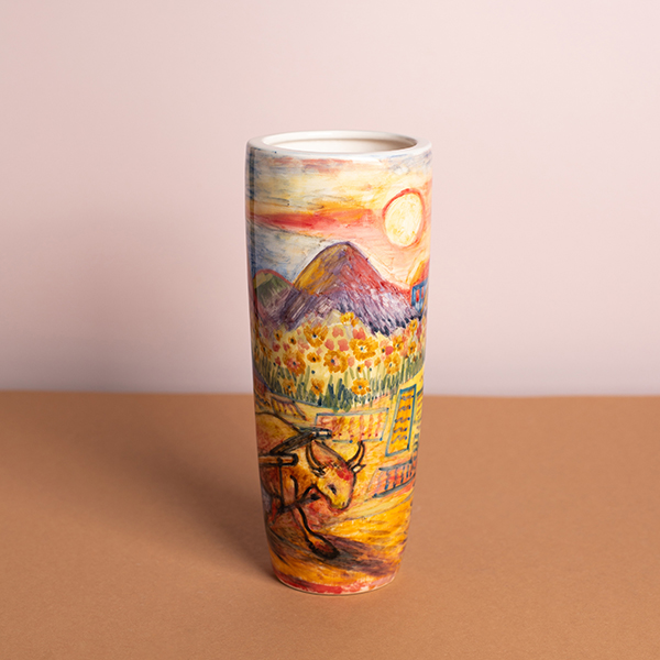 կերամիկական ծաղկաման, armenian handmade vase